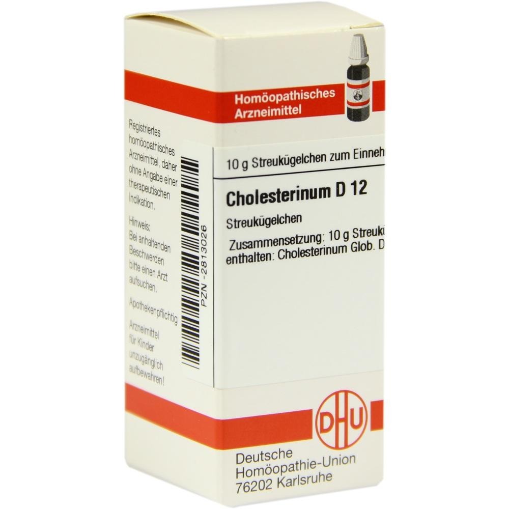 Cholesterinum D 12 Globuli, 10 g