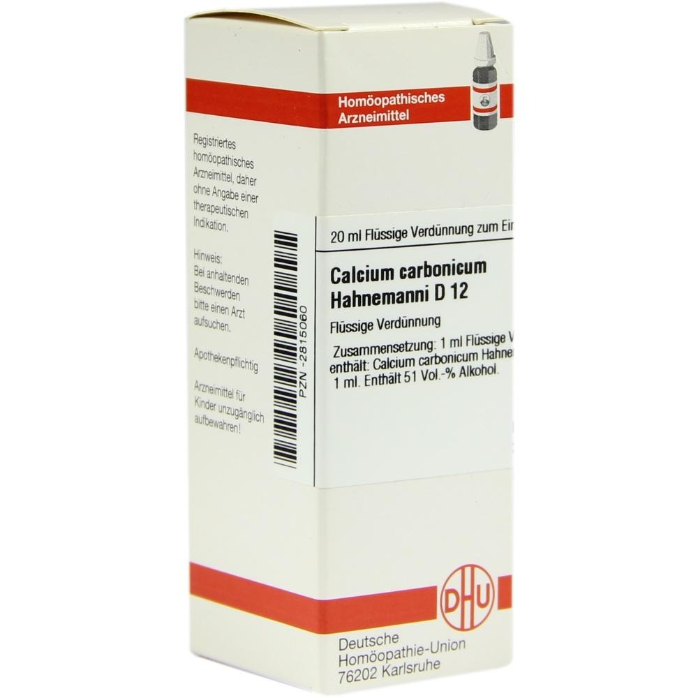 Calcium Carbonicum Hahnemanni D 12 Dilut, 20 ml