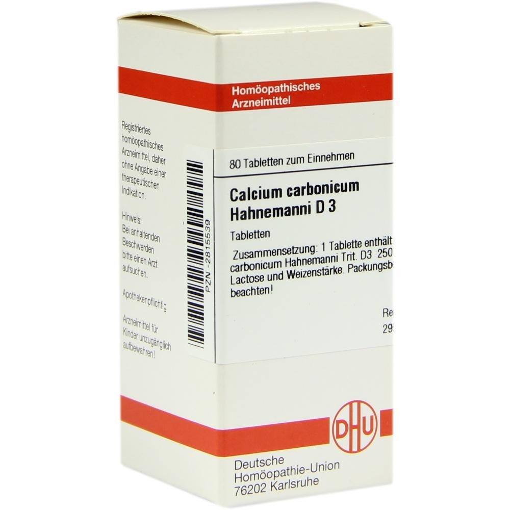 Calcium Carbonicum Hahnemanni D 3 Tablet, 80 St.