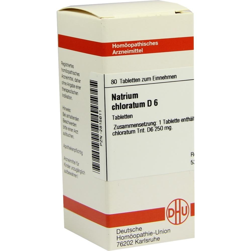 Natrium Chloratum D 6 Tabletten, 80 St.