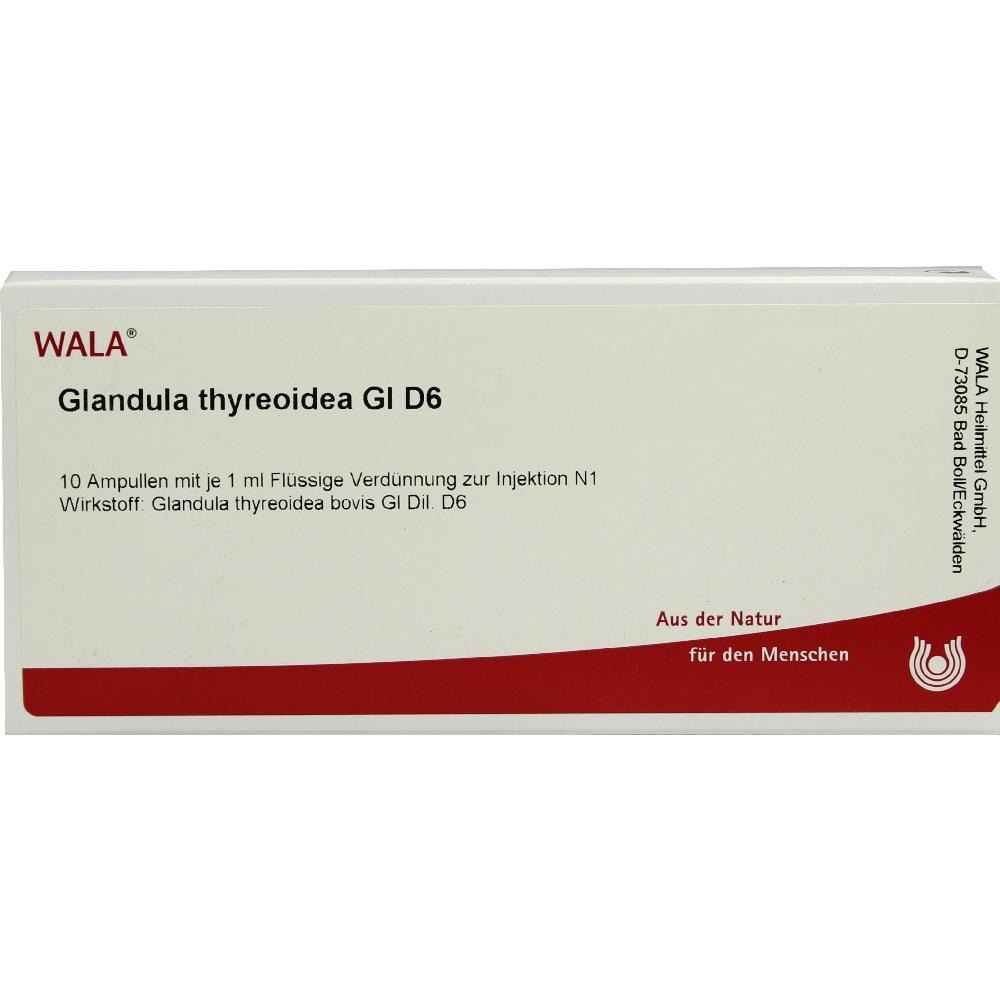Glandula Thyreoidea GL D 6 Ampullen, 10 x 1 ml