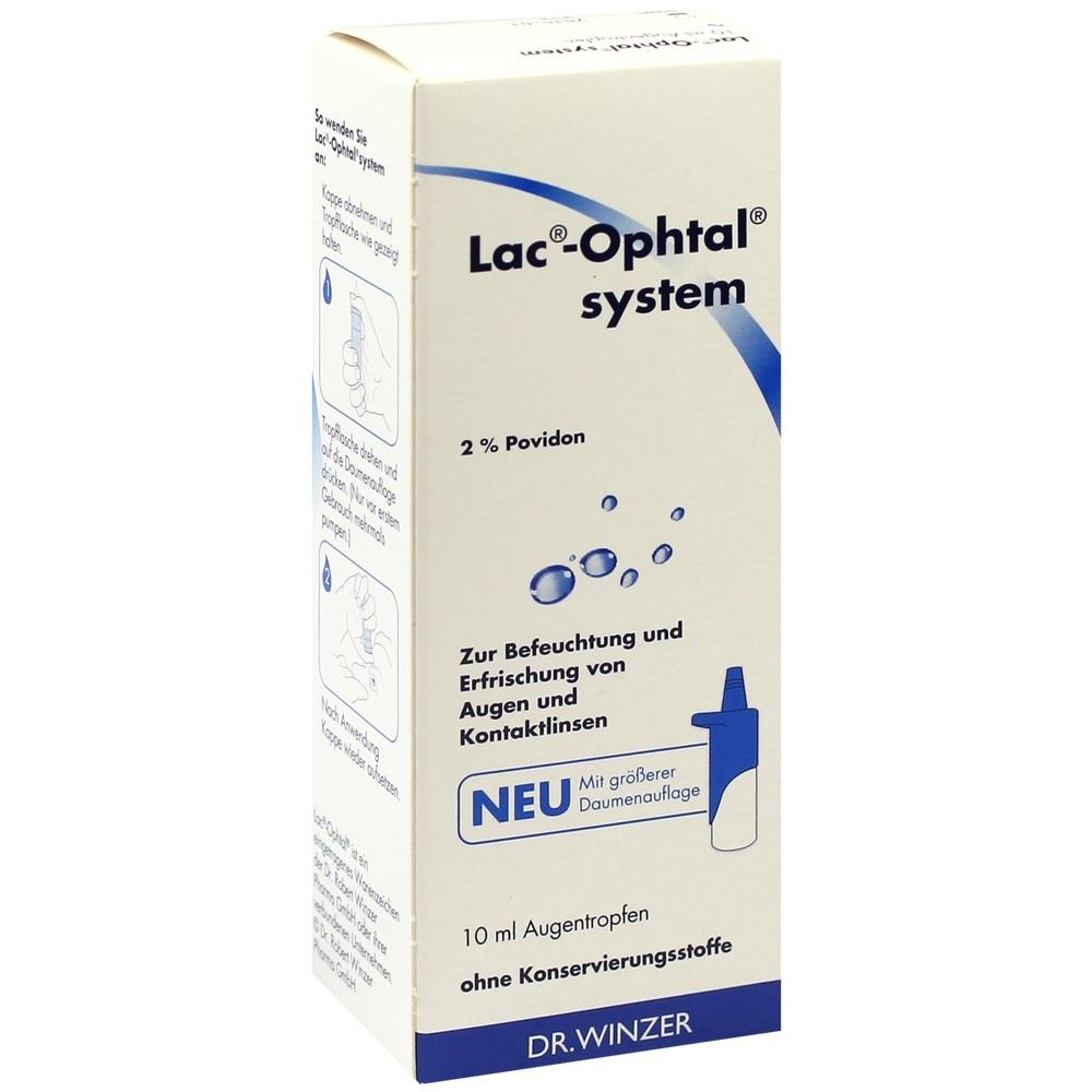 LAC Ophtal System Augentropfen, 10 ml