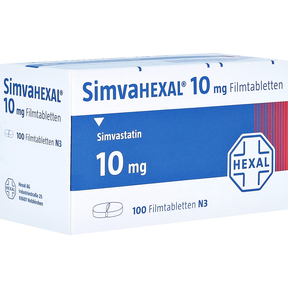 Simvahexal 10 mg Filmtabletten, 100 St.