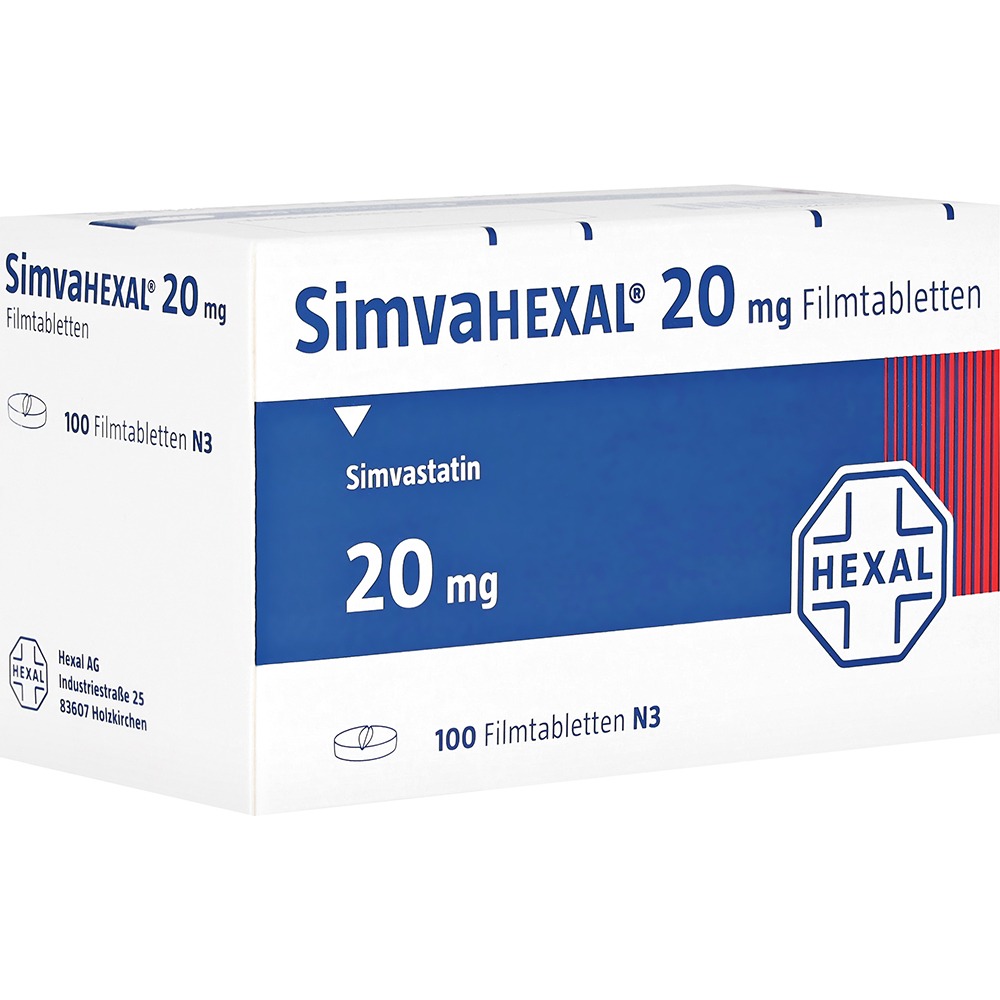 Simvahexal 20 mg Filmtabletten, 100 St.