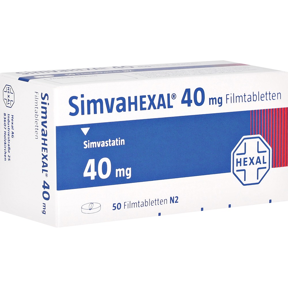 Simvahexal 40 mg Filmtabletten, 50 St.