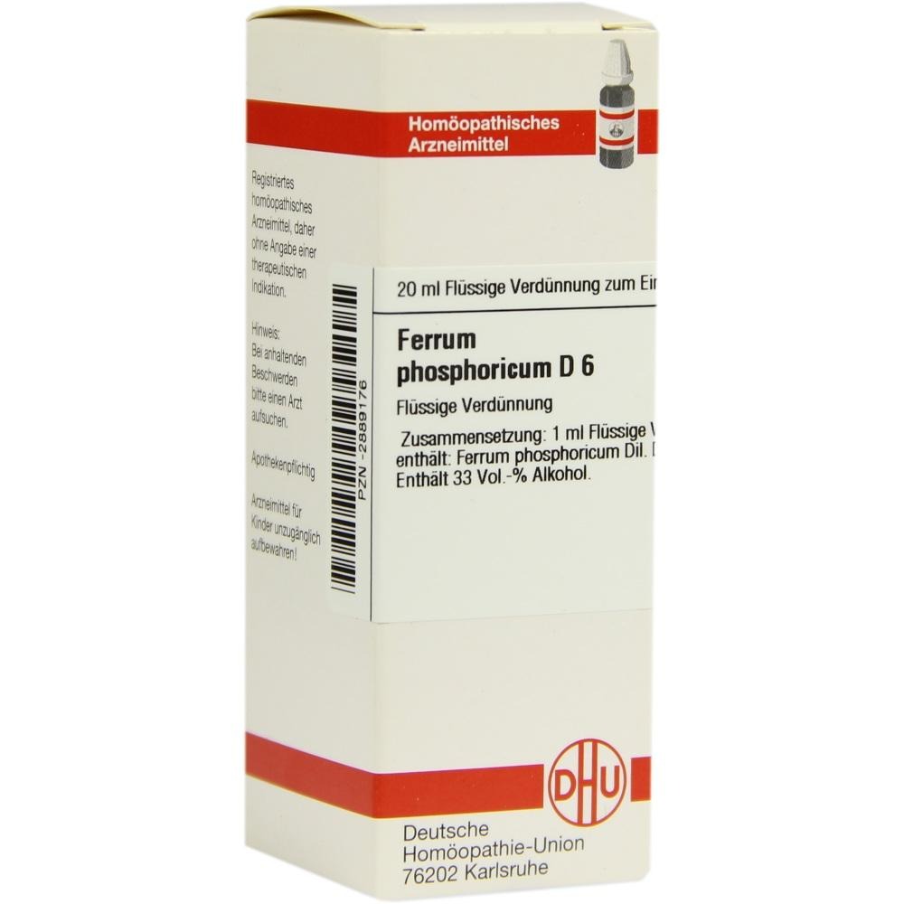 Ferrum Phosphoricum D 6 Dilution, 20 ml