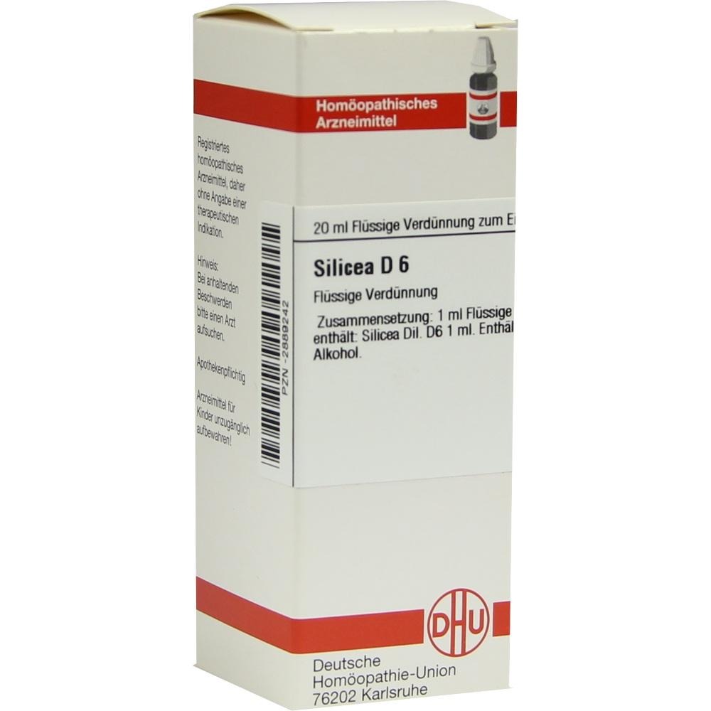 Silicea D 6 Dilution, 20 ml