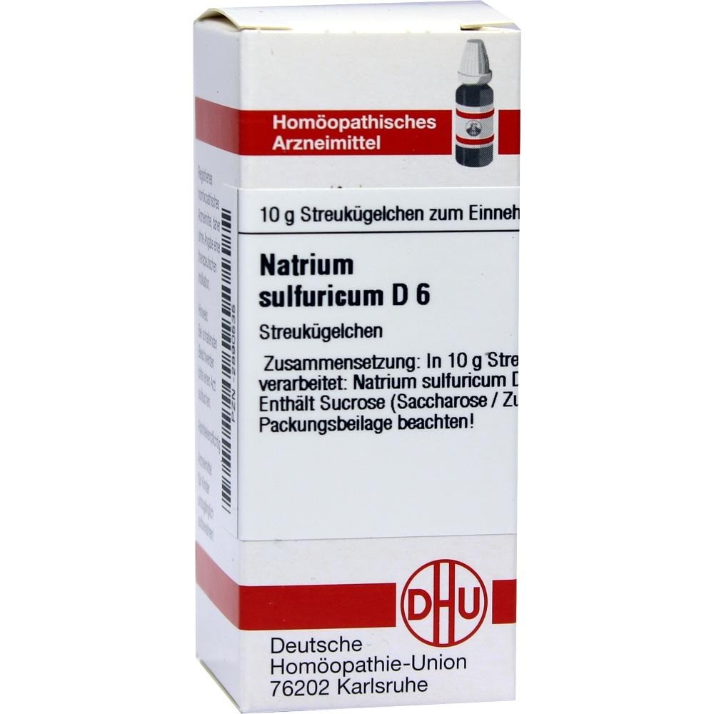 Natrium Sulfuricum D 6 Globuli, 10 g