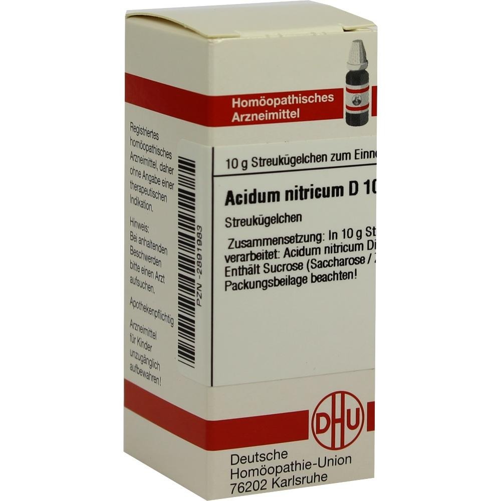 Acidum Nitricum D 10 Globuli, 10 g