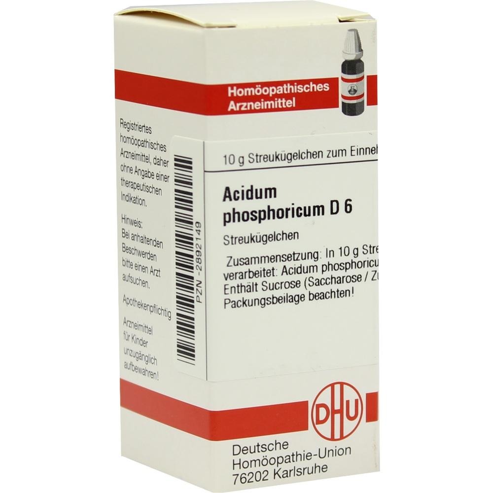 Acidum Phosphoricum D 6 Globuli, 10 g