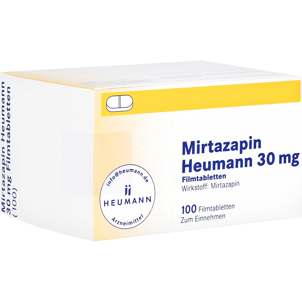 Mirtazapin Heumann 30 mg Filmtabletten, 100 St.