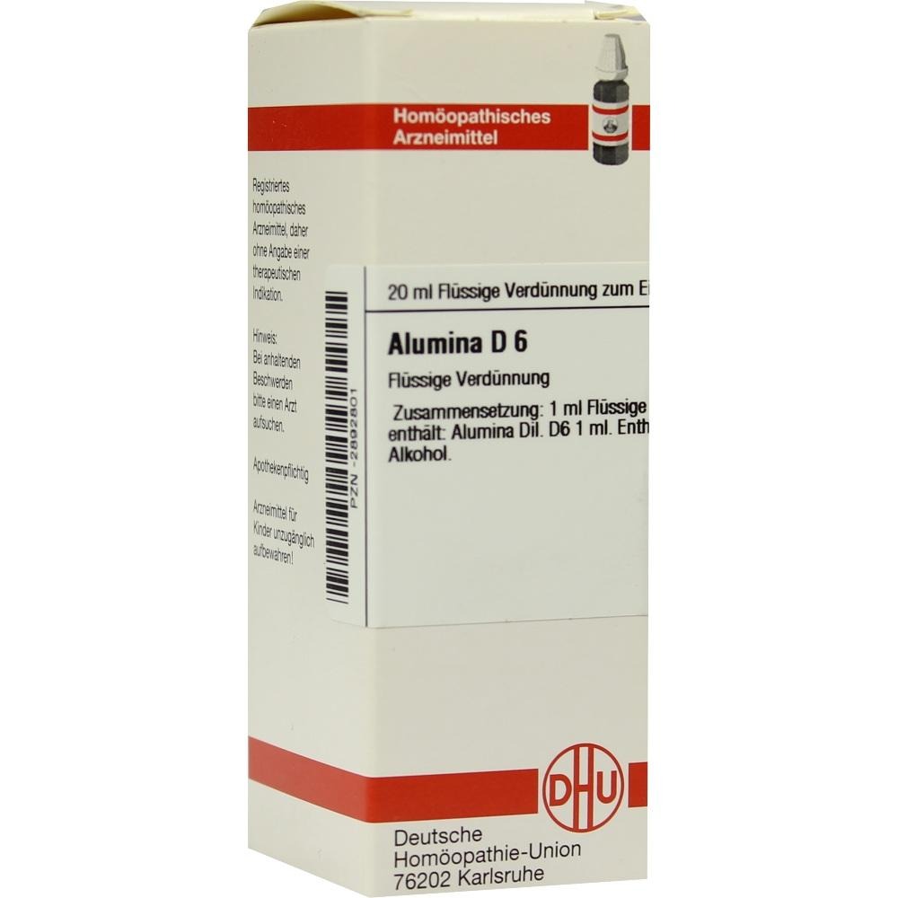 Alumina D 6 Dilution, 20 ml