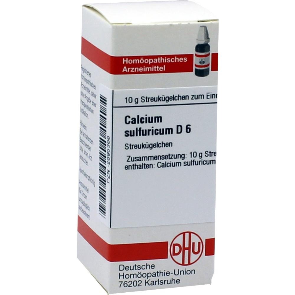Calcium Sulfuricum D 6 Globuli, 10 g
