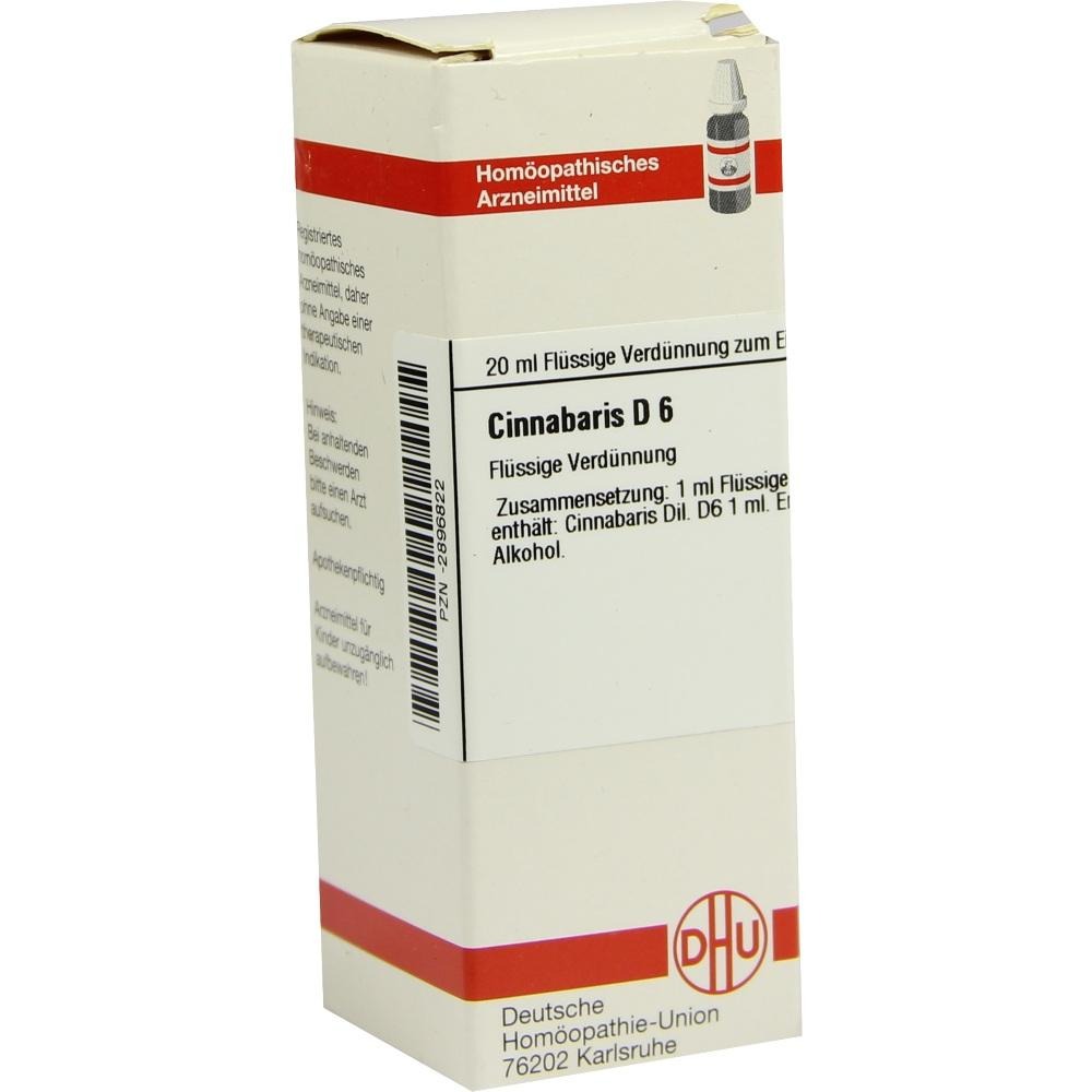 Cinnabaris D 6 Dilution, 20 ml
