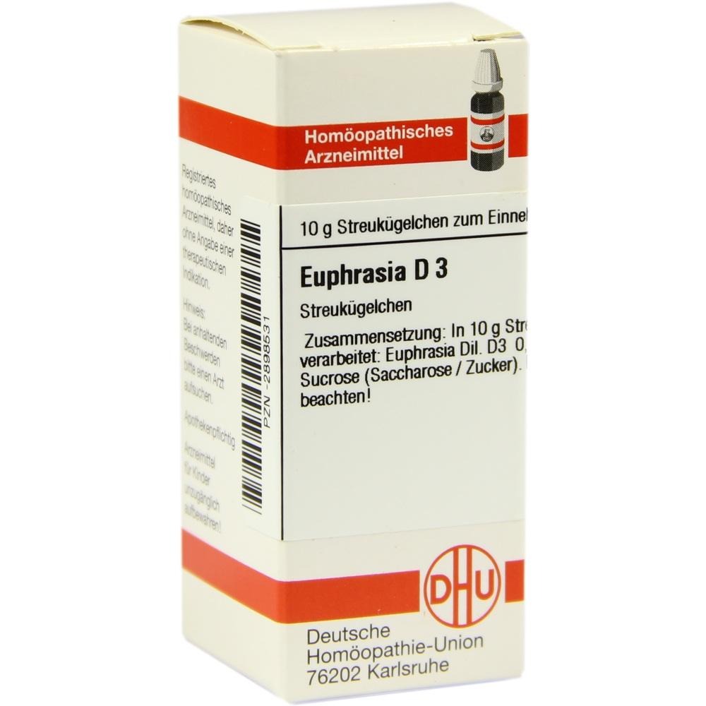 Euphrasia D 3 Globuli, 10 g