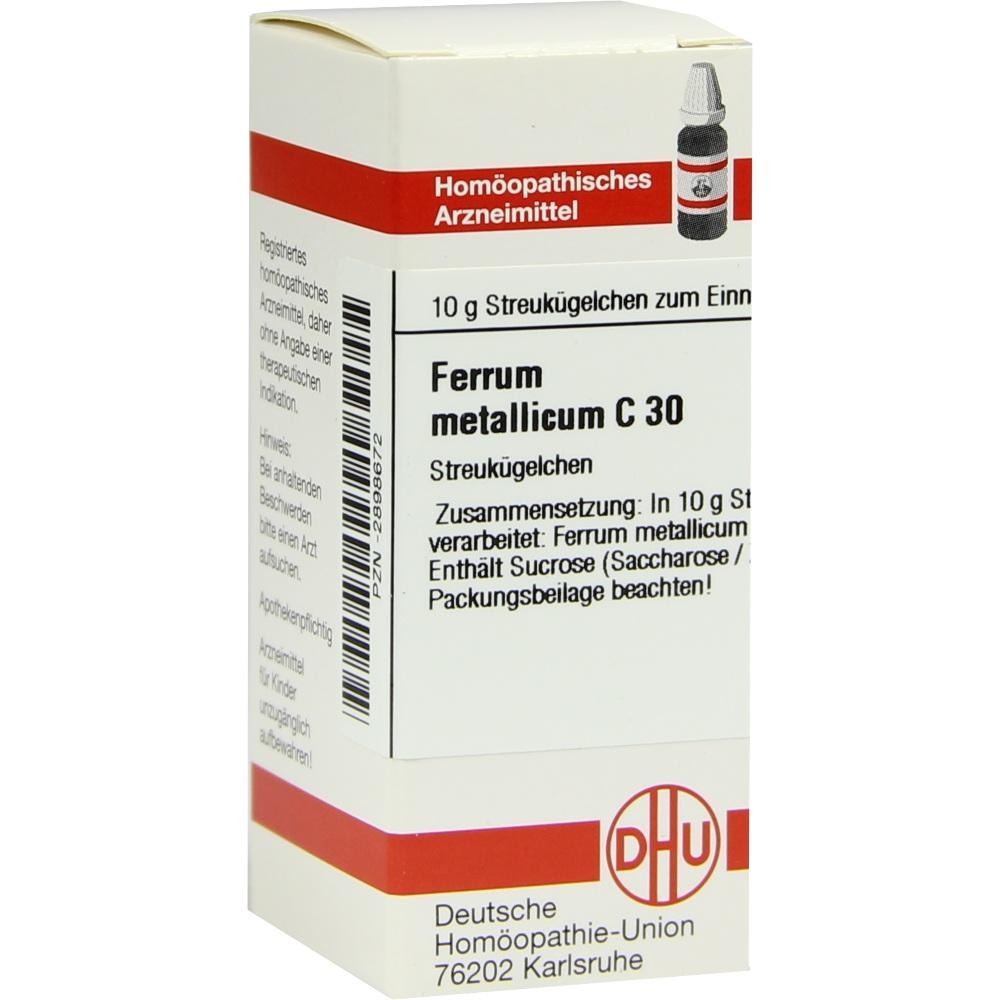 Ferrum Metallicum C 30 Globuli, 10 g