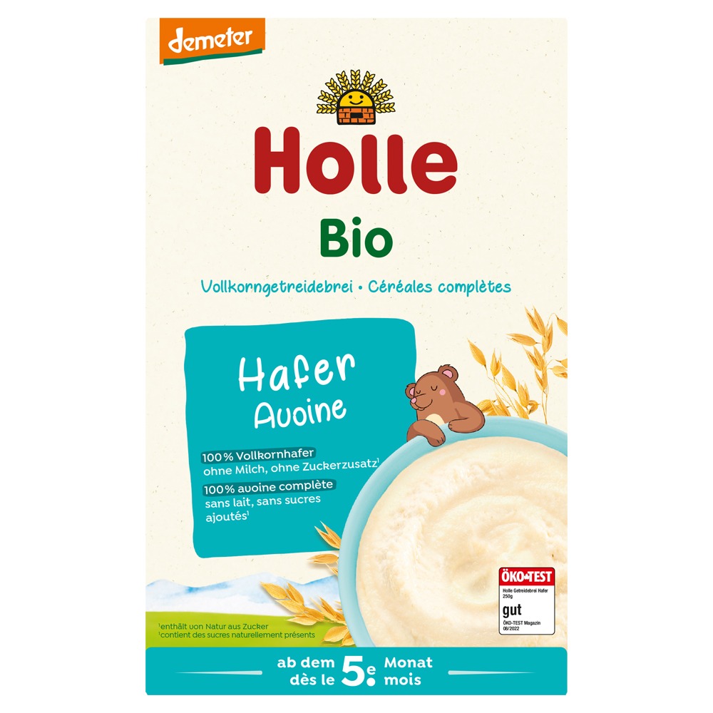 Holle Bio Babybrei Haferflocken, 250 g
