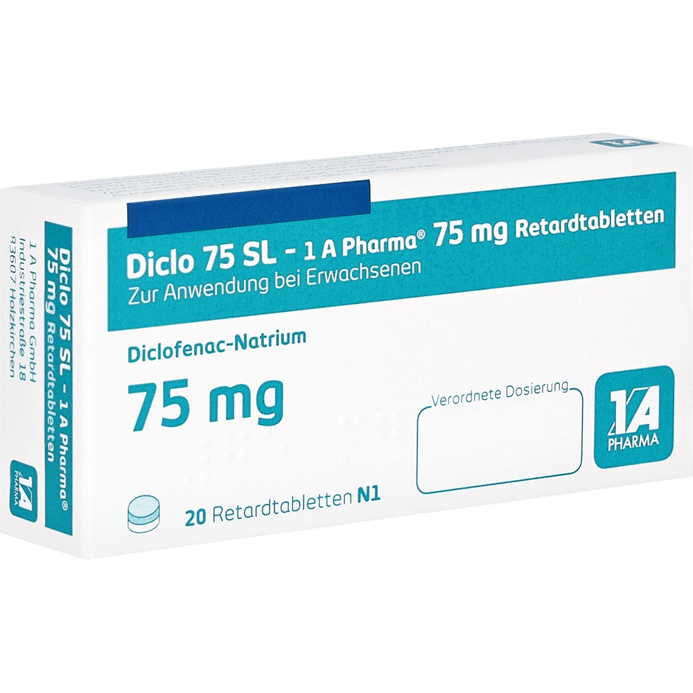 Diclo 75 Sl-1a Pharma Retardtabletten, 20 St.