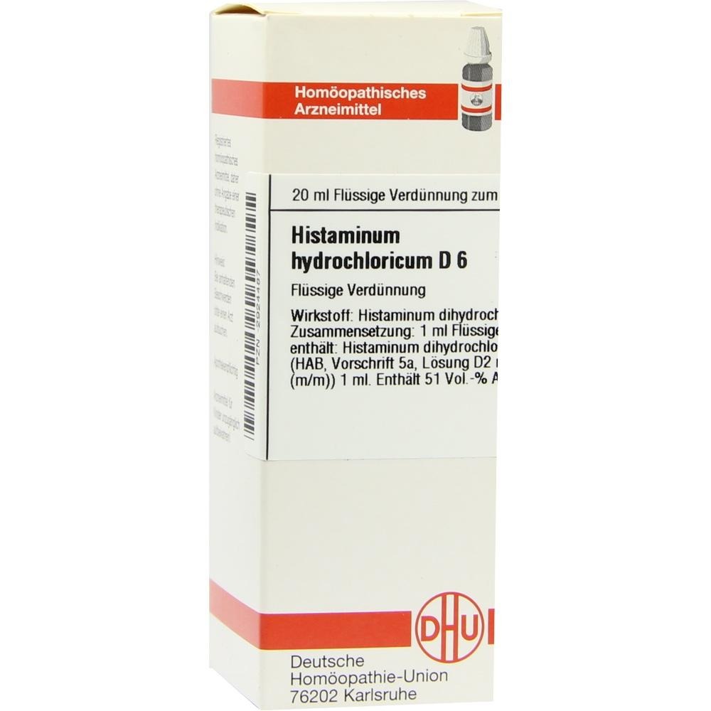 Histaminum Hydrochloricum D 6 Dilution, 20 ml