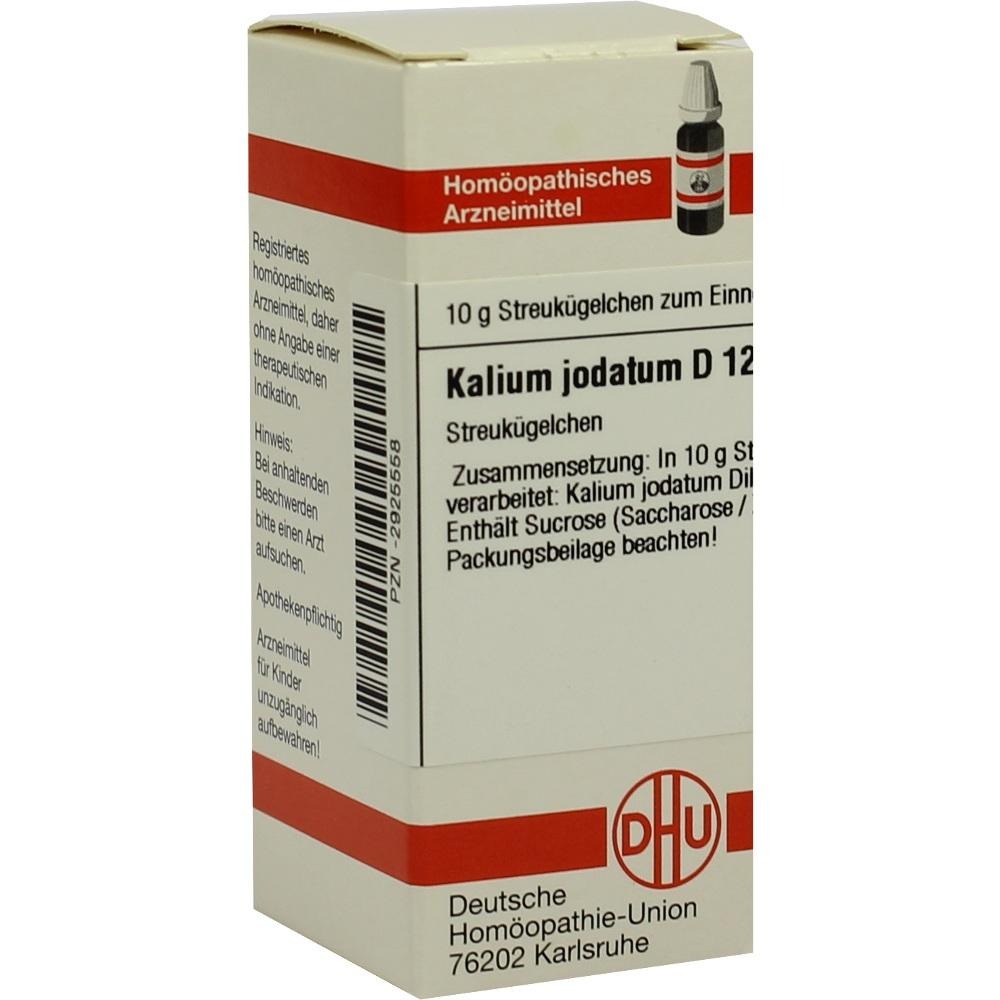 Kalium Jodatum D 12 Globuli, 10 g