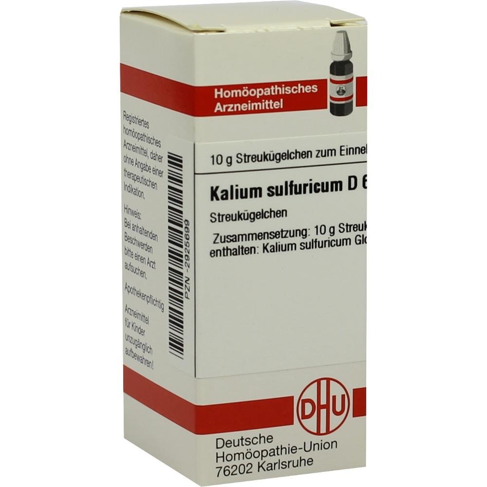 Kalium Sulfuricum D 6 Globuli, 10 g