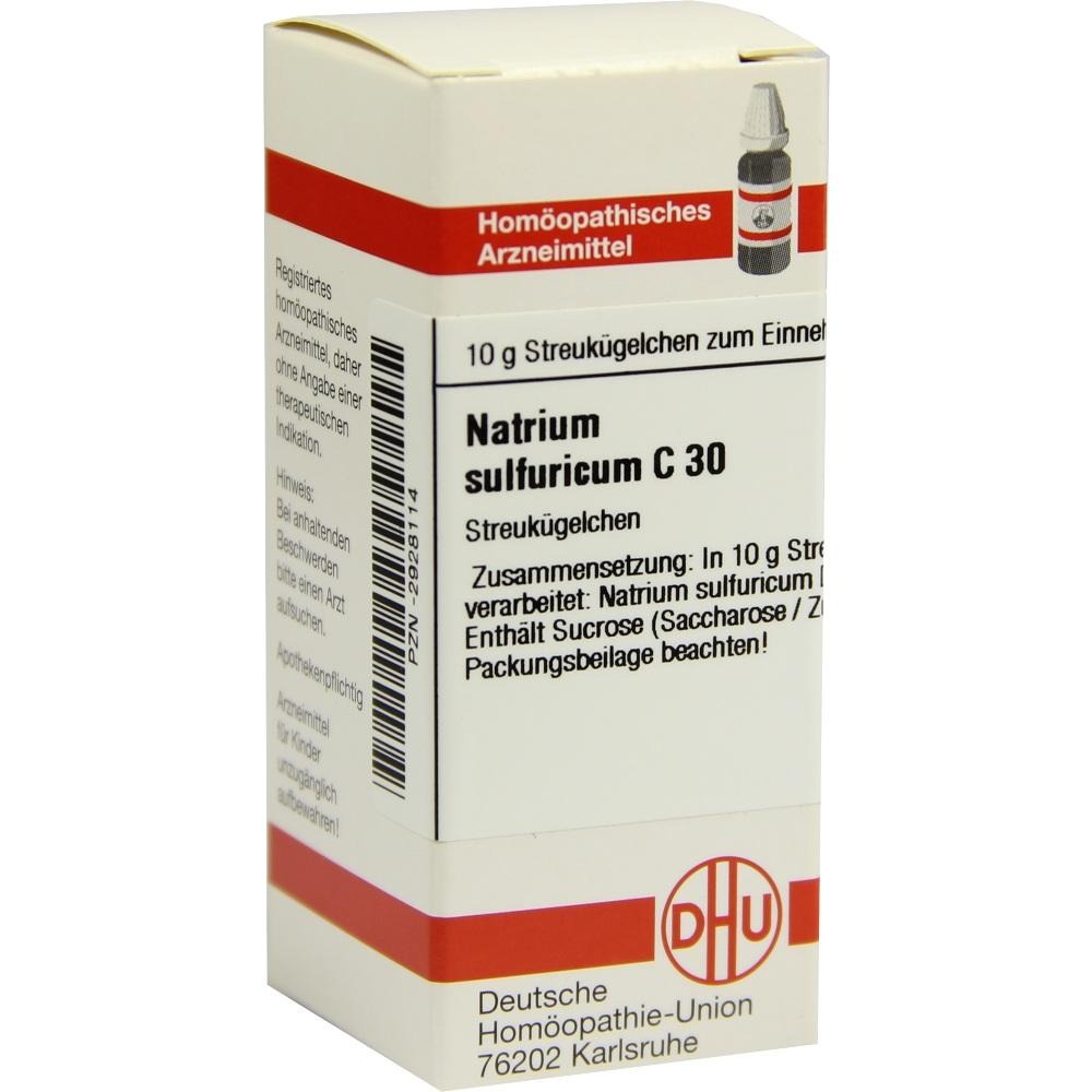 Natrium Sulfuricum C 30 Globuli, 10 g