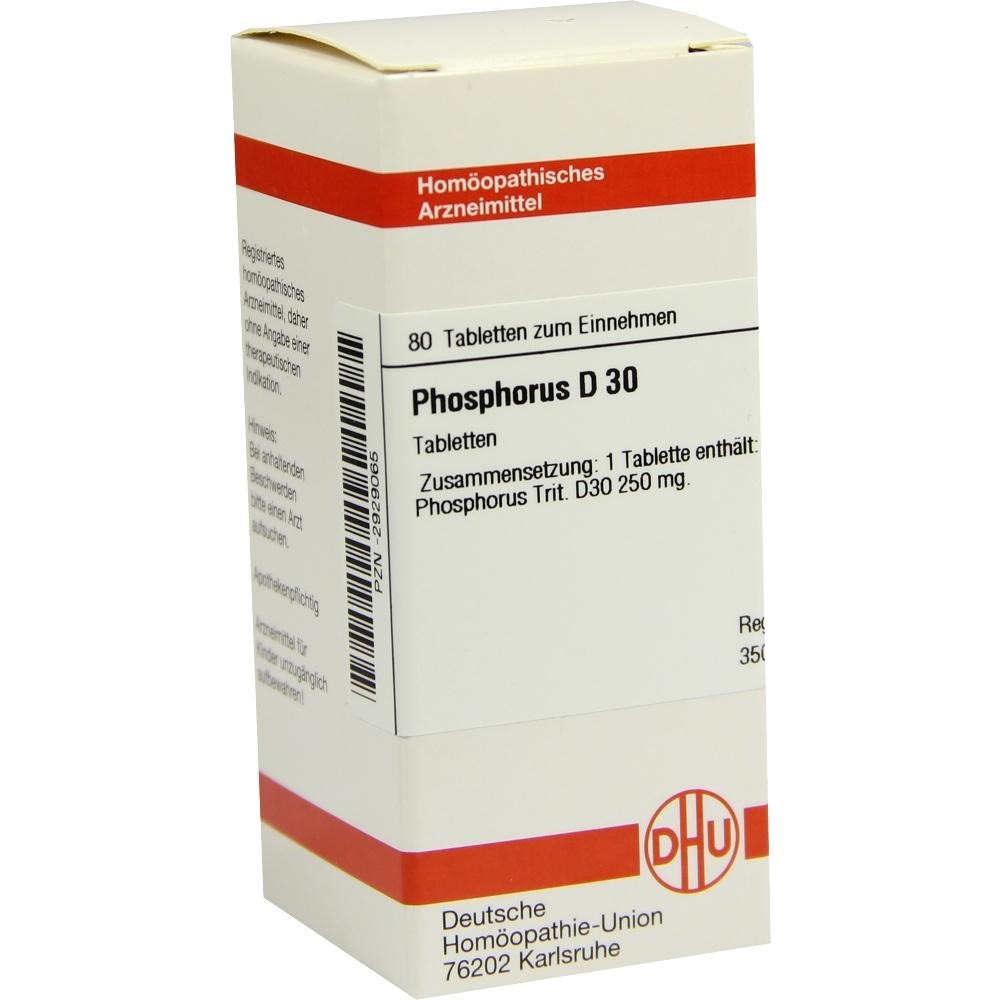 Phosphorus D 30 Tabletten, 80 St.