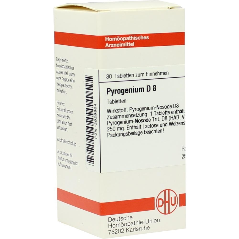 Pyrogenium D 8 Tabletten, 80 St.