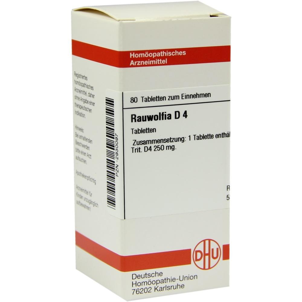 Rauwolfia D 4 Tabletten, 80 St.