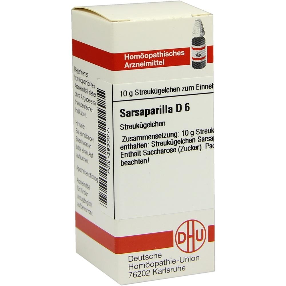 Sarsaparilla D 6 Globuli, 10 g