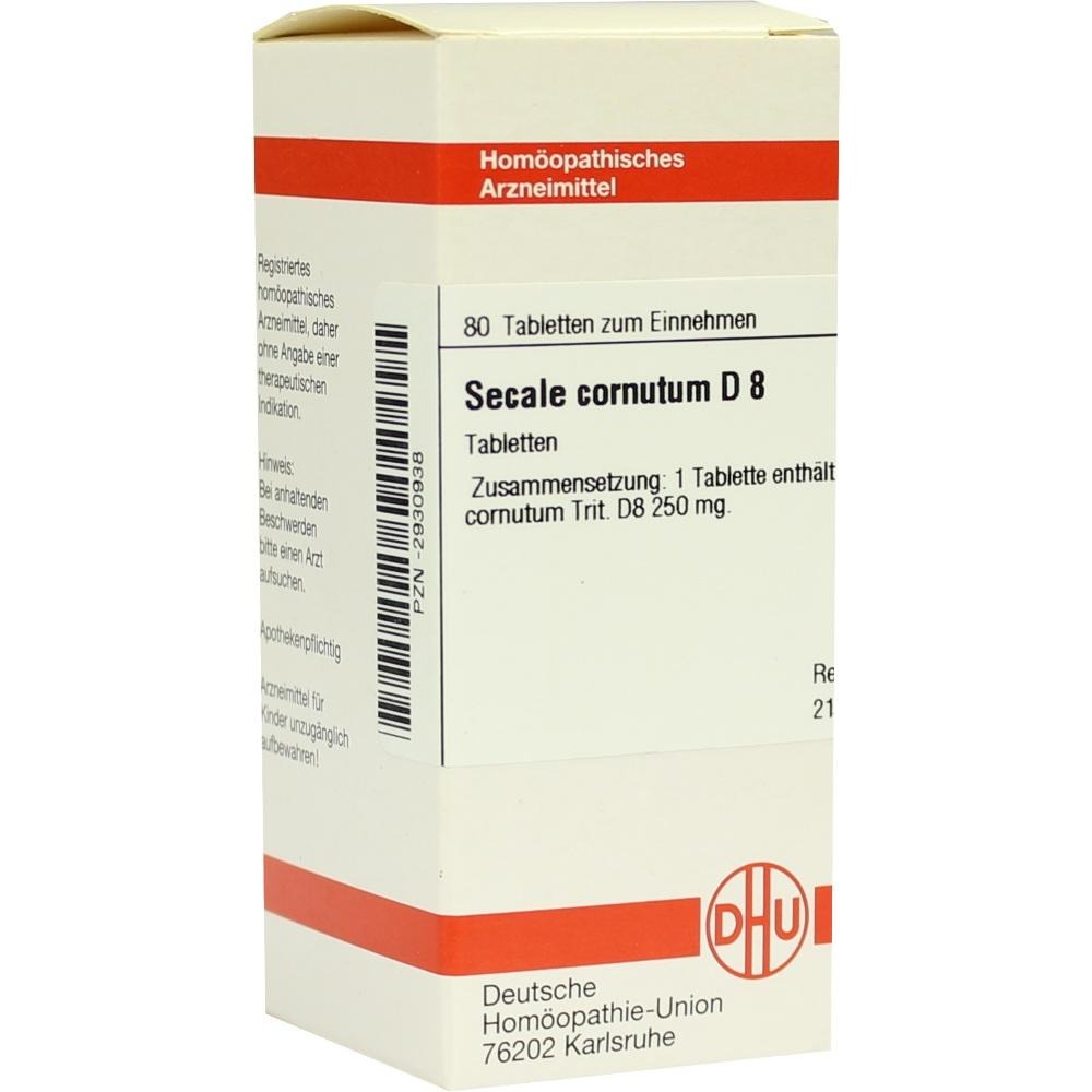 Secale Cornutum D 8 Tabletten, 80 St.