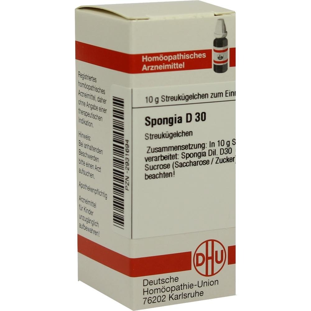 Spongia D 30 Globuli, 10 g