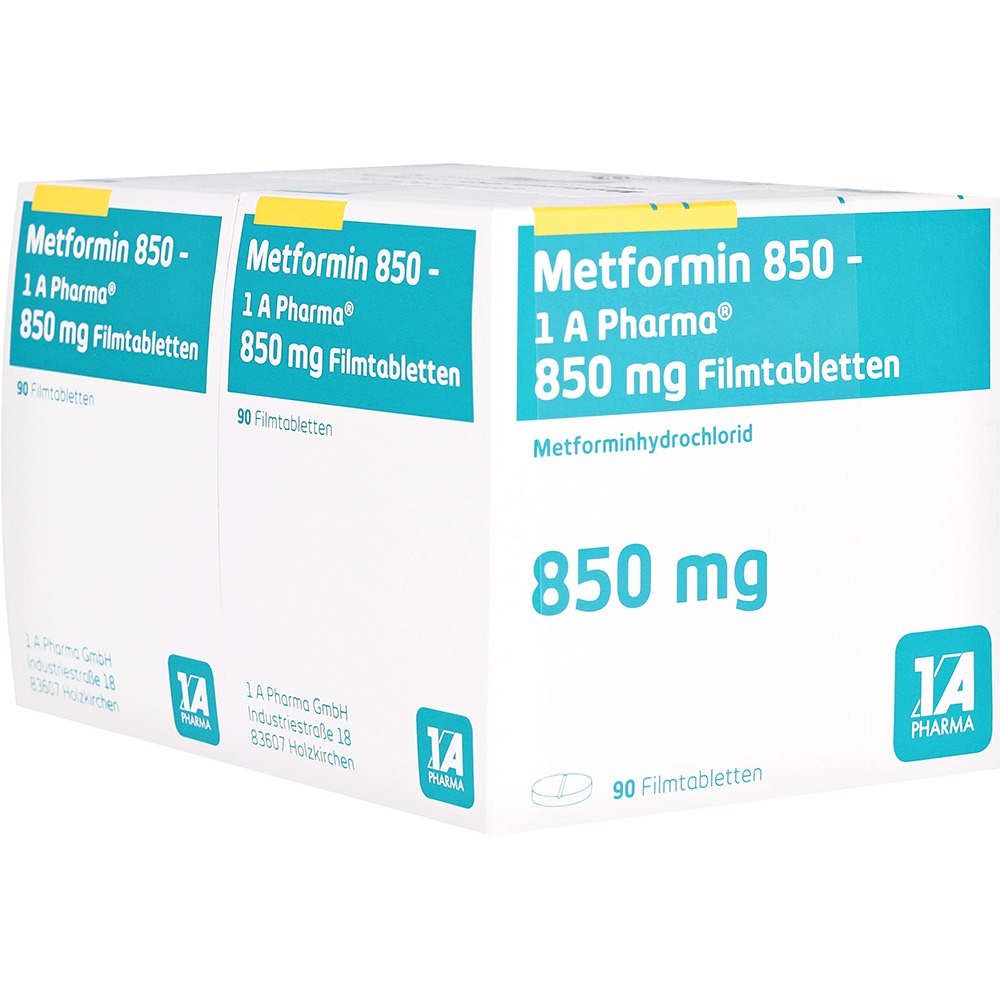 Metformin 850-1a Pharma Filmtabletten, 180 St.