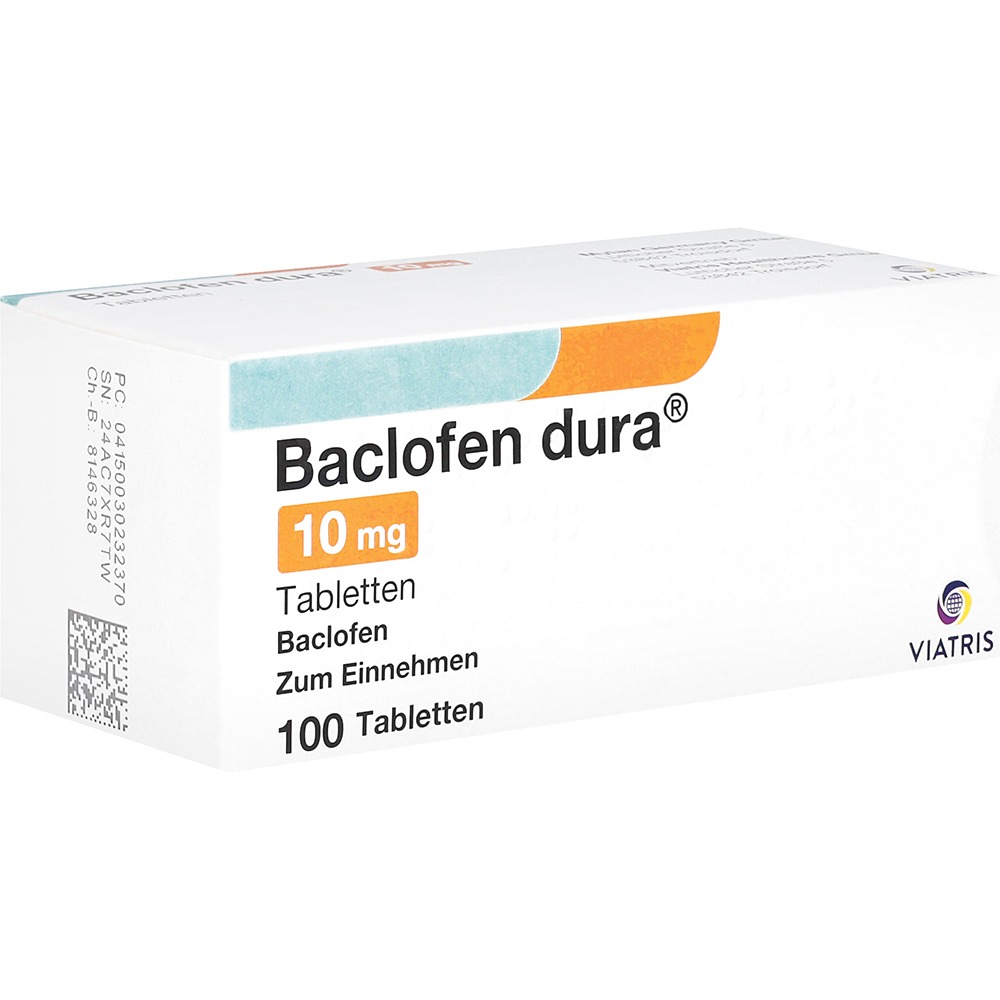 Baclofen dura 10 mg Tabletten, 100 St.