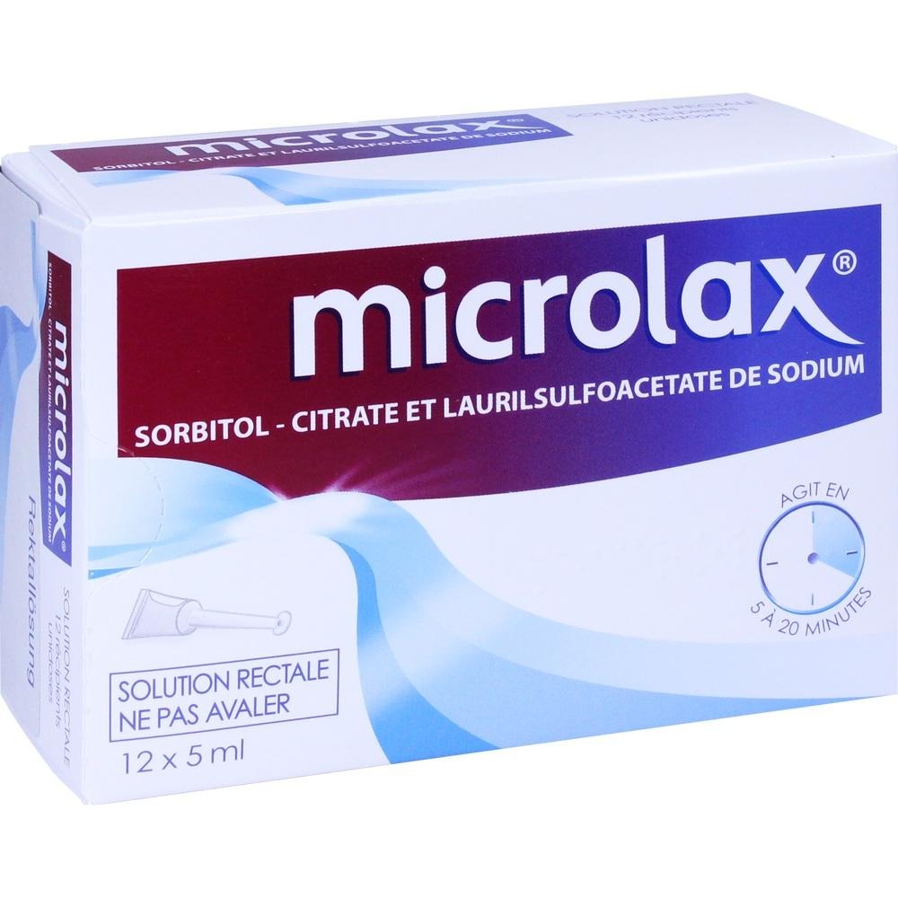 Microlax Rektallösung Klistiere (Reimport), 12 x 5 ml