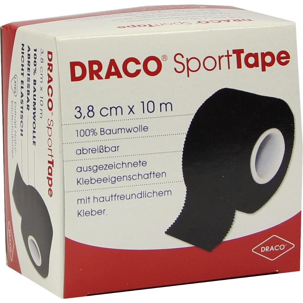 Draco Tapeverband 3,8 cmx10 m schwarz, 1 St.