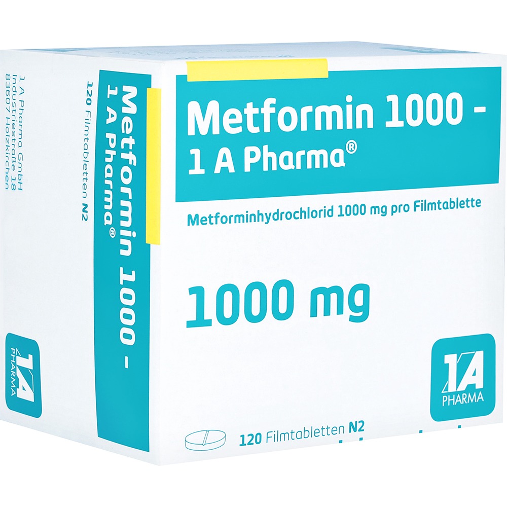 Metformin 1.000-1a Pharma Filmtabletten, 120 St.