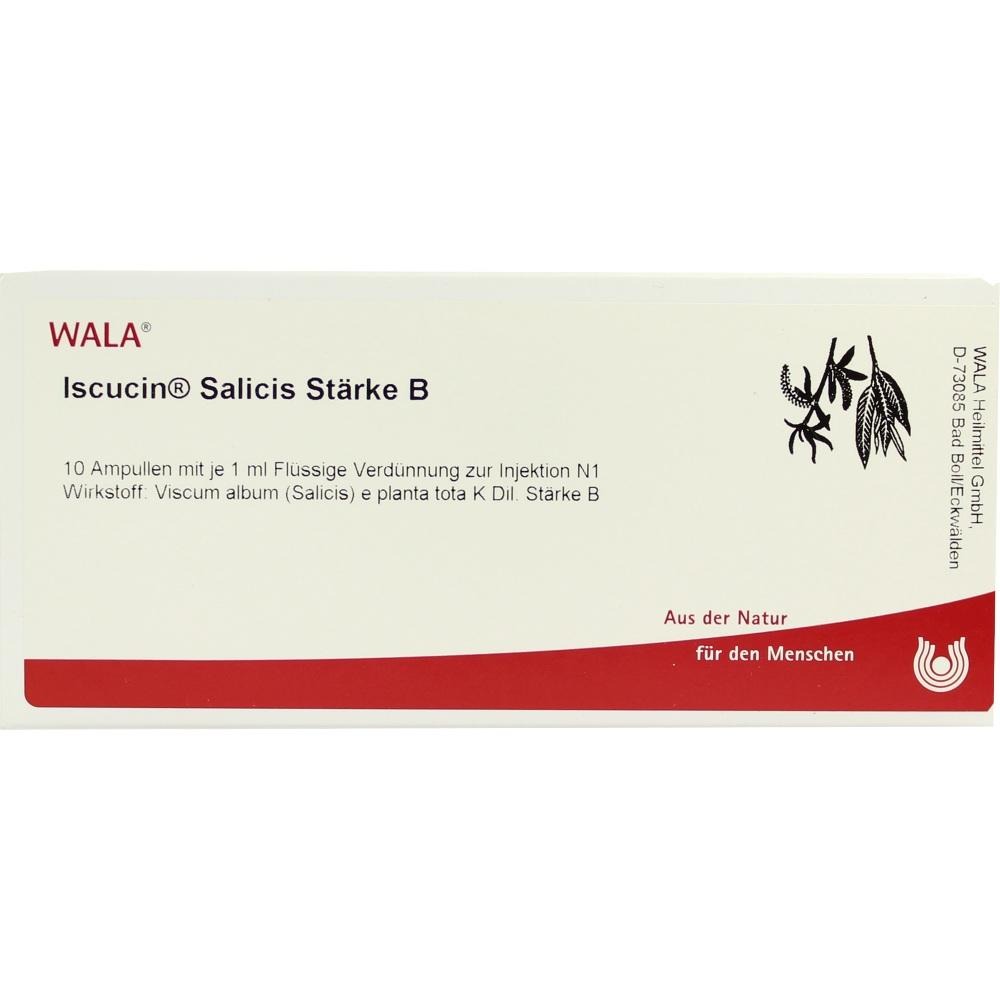 Iscucin Salicis Stärke B Ampullen, 10 x 1 ml