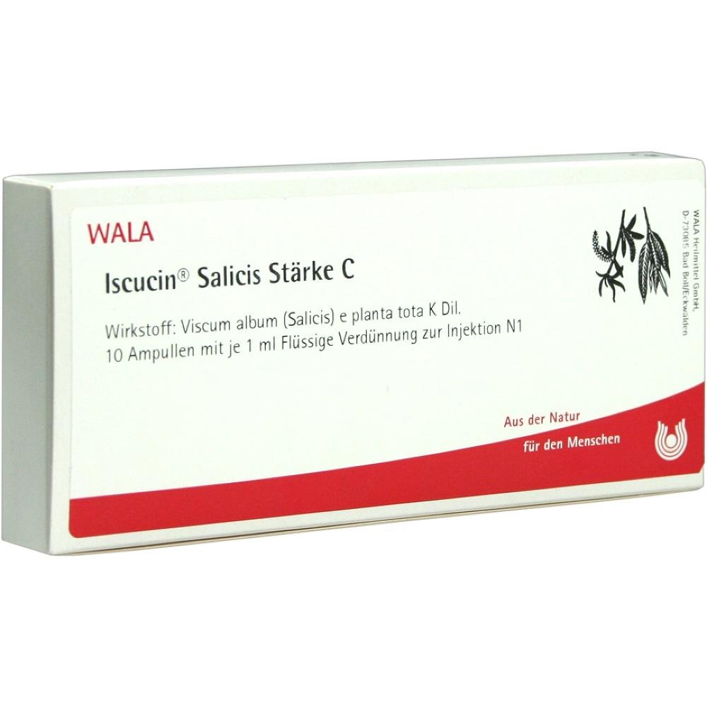 Iscucin Salicis Stärke C Ampullen, 10 x 1 ml