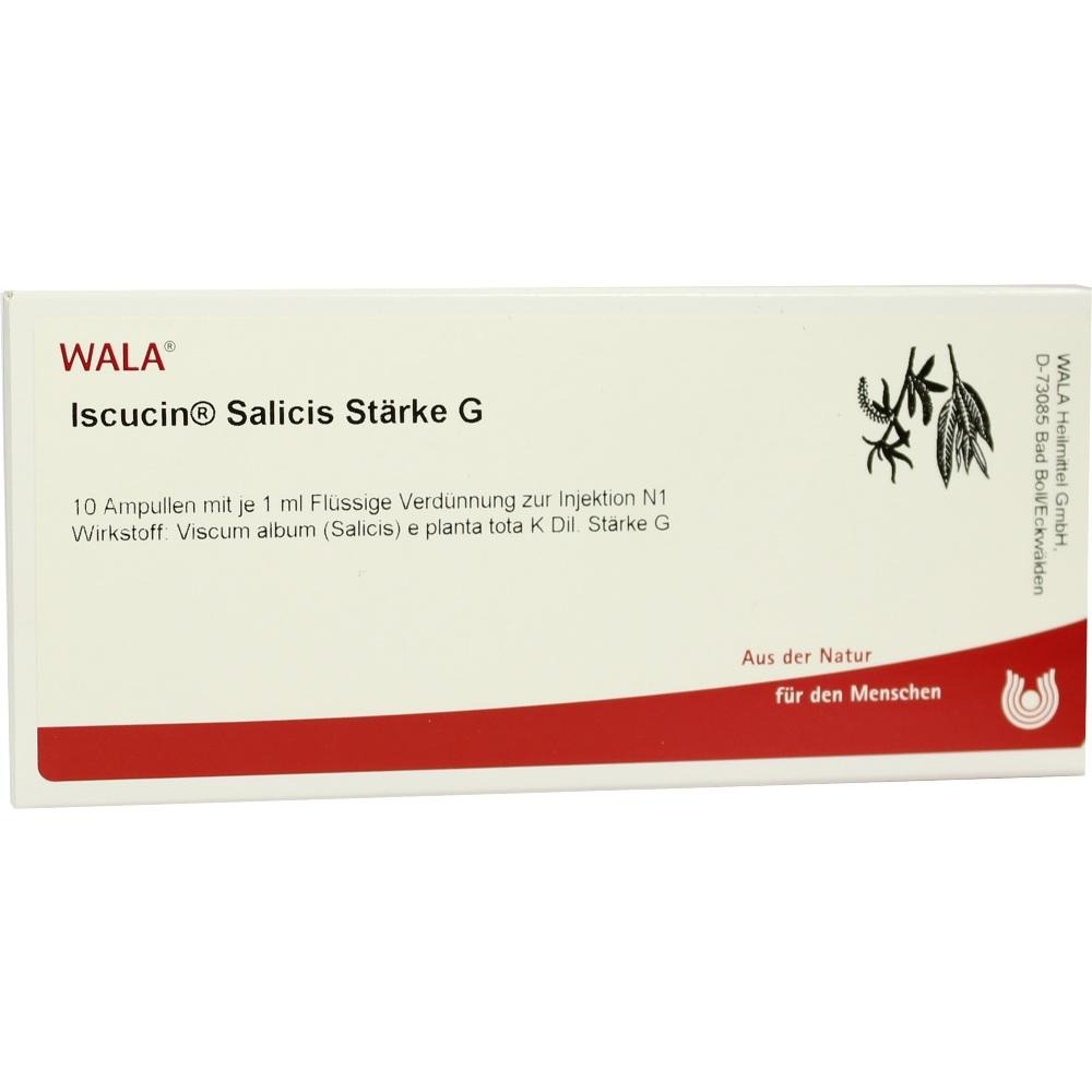 Iscucin Salicis Stärke G Ampullen, 10 x 1 ml