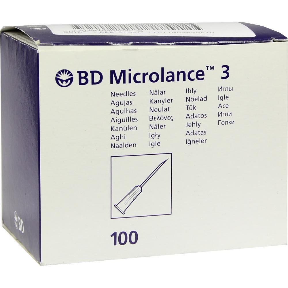 BD Microlance Kanüle 26 G 1/2 Insul.0,45, 100 St.