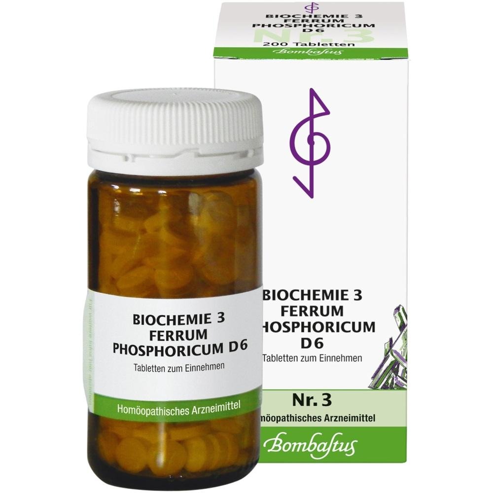 Biochemie 3 Ferrum phosphoricum D 6 Tabl, 200 St.