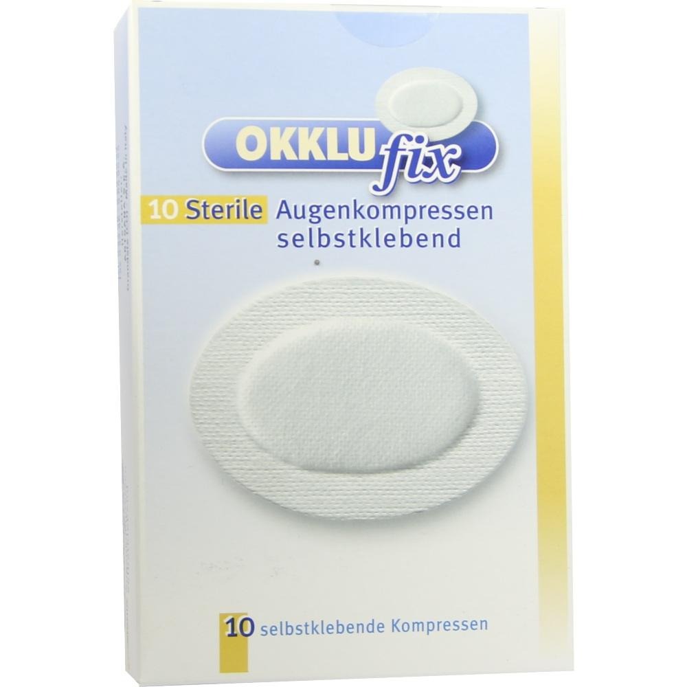 Okklufix Augenkompressen Steril selbstkl, 10 St.