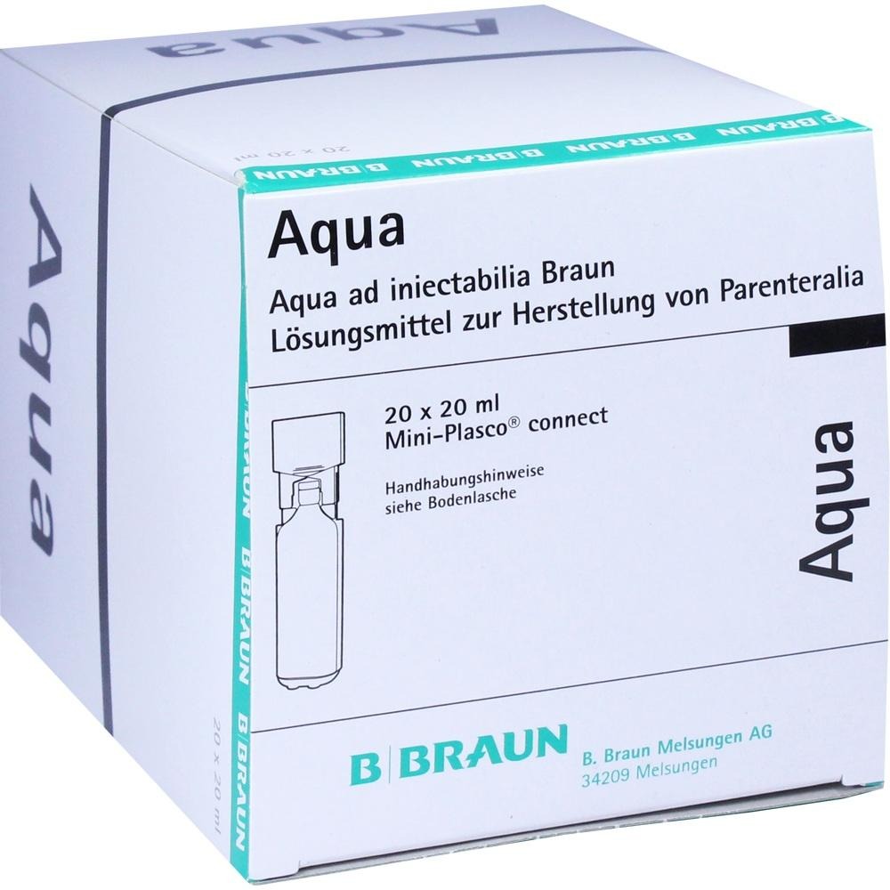 AQUA AD Injectabilia Miniplasco connect, 20 x 20 ml