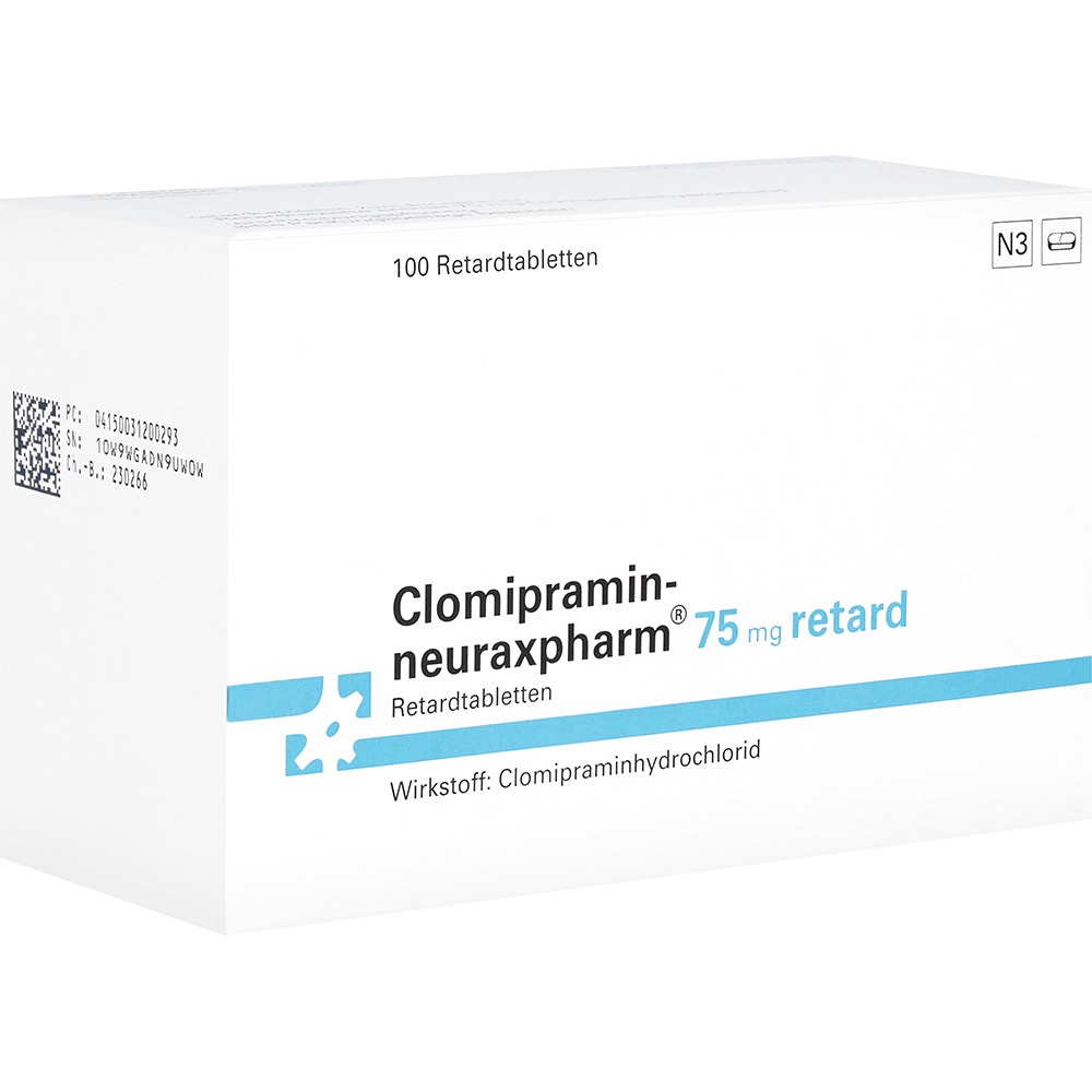 Clomipramin-neuraxpharm 75 Retardtablett, 100 St.