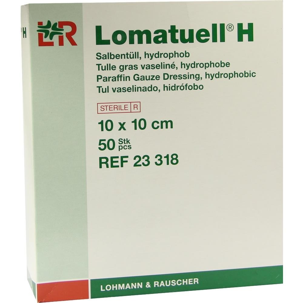 Lomatuell H Salbentüll 10x10 cm steril, 50 St.