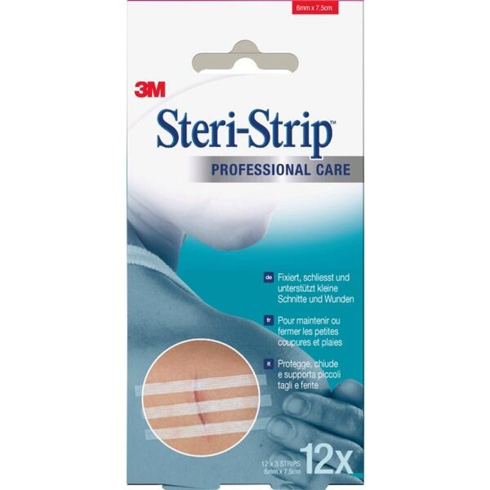 Steri Strip Steril 6x75mm 1541P, 12 x 3 St.