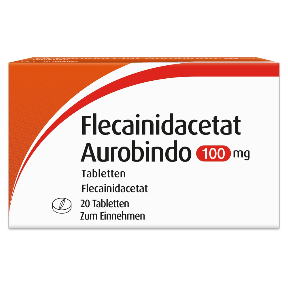Flecainidacetat Aurobindo 100 mg Tablett, 20 St.