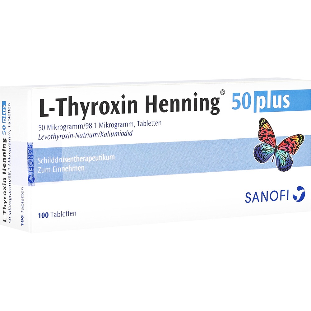 L-thyroxin 50 Henning Plus Tabletten, 100 St.