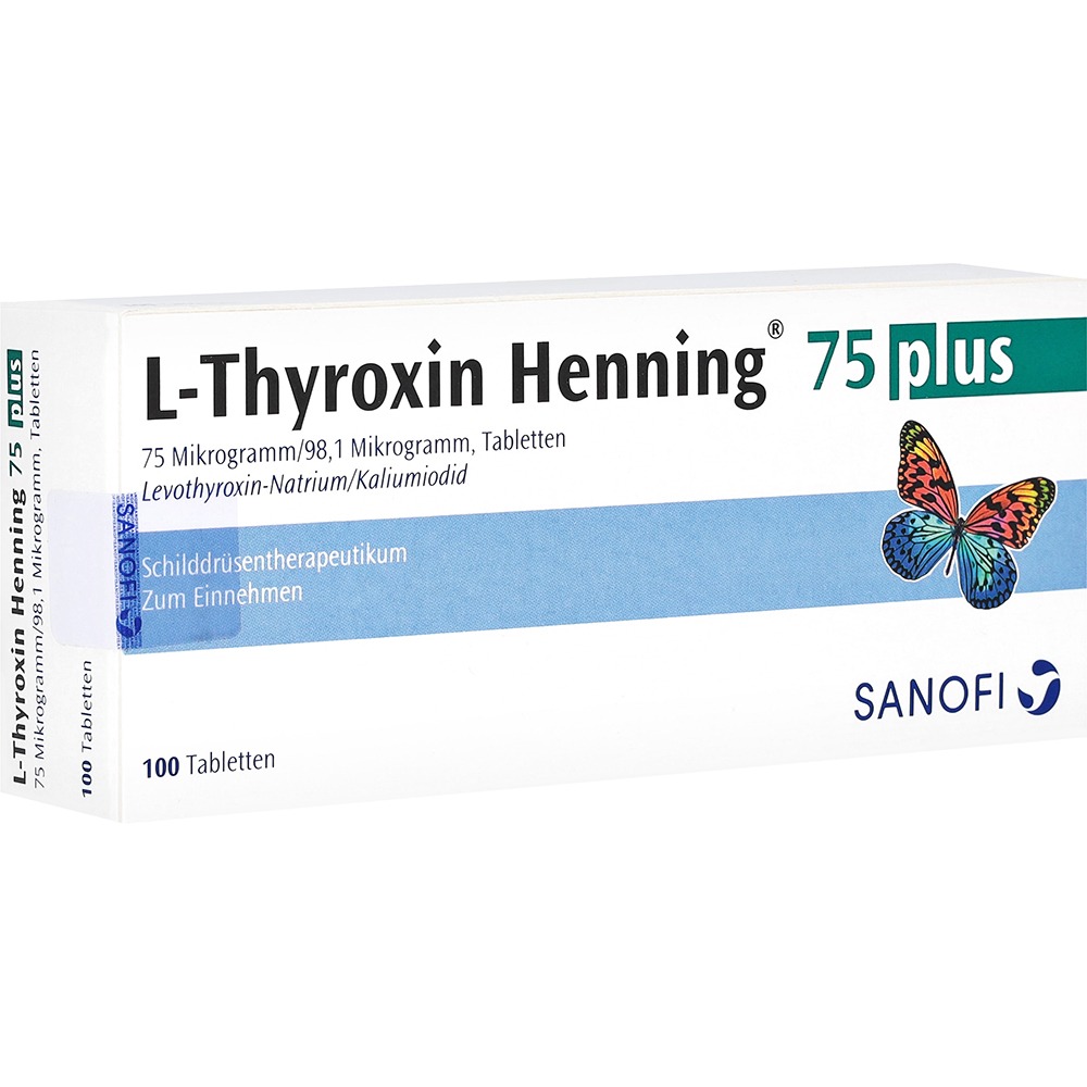 L-thyroxin 75 Henning Plus Tabletten, 100 St.